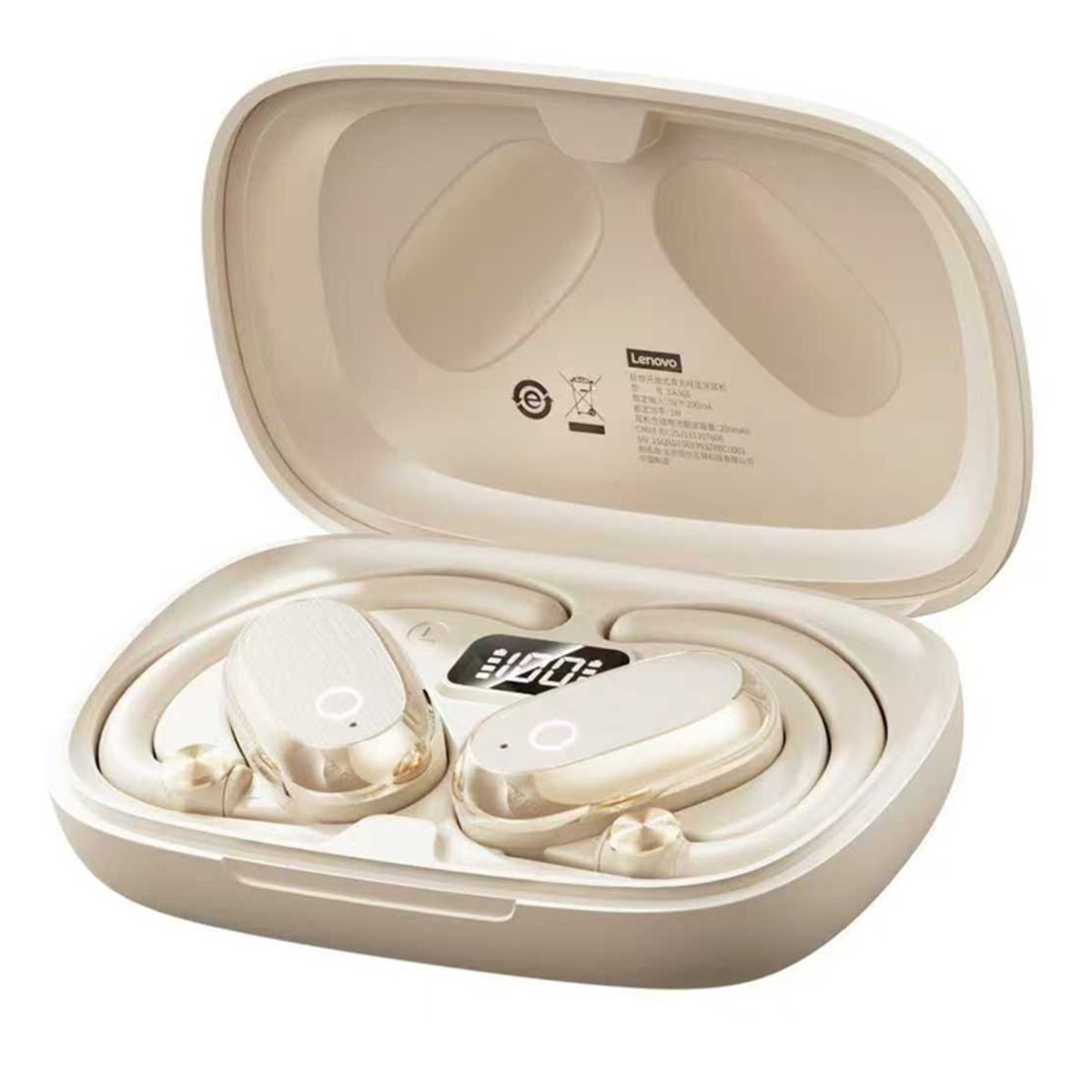 LENOVO - Audifonos Lenovo TA366 De tws Audifonos Bluetooth Blanco