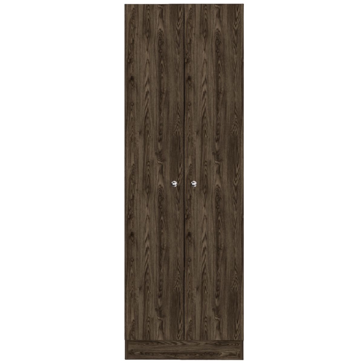 FMFURNITURE - Ropero 2 Puertas Fm-010U 180x60x30 Cm - Café Oscuro