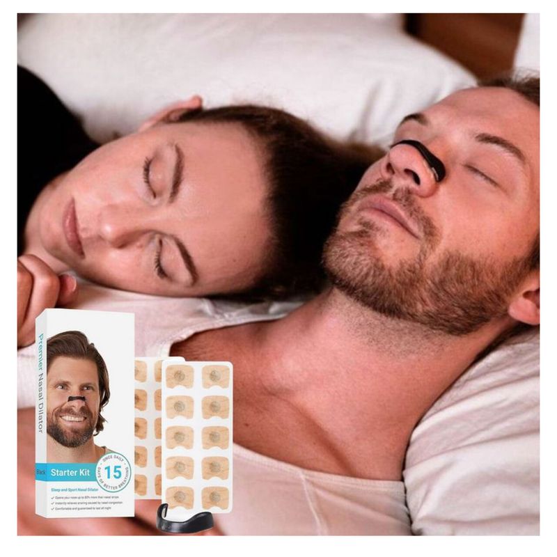 OEM - Bandas Nasales Anti ronquidos Magnéticas x 30 parches