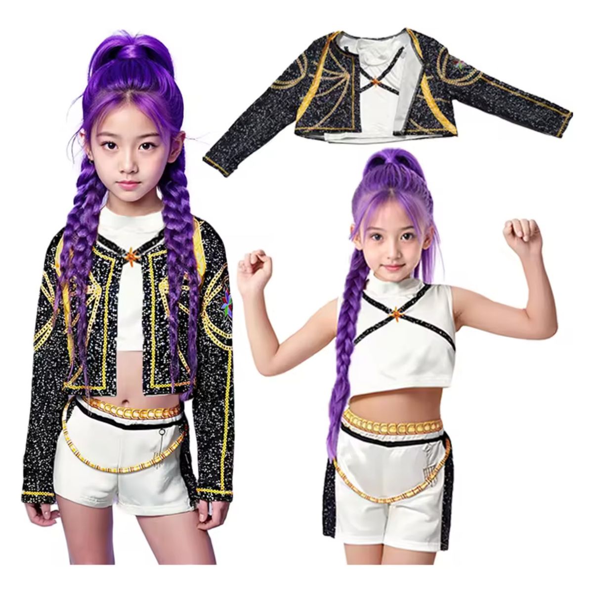 TIOZONEY - Anime  Cosplay Rumi Mira Cosplay Para Niños 130cm