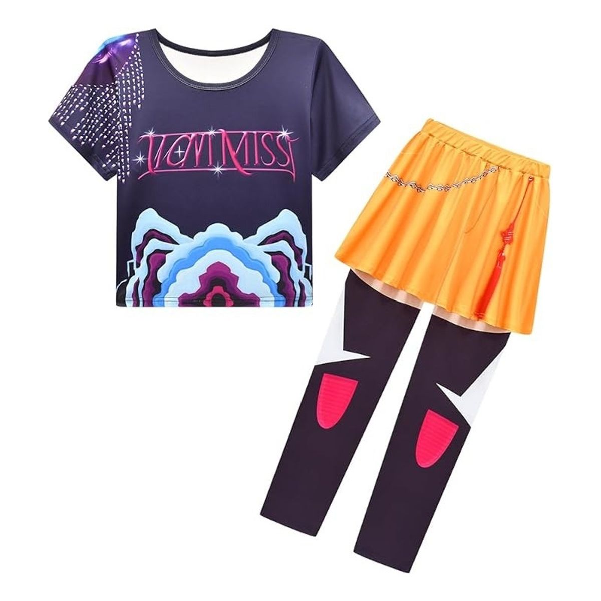 TIOZONEY - Disfraz Anime De K-pop De Caza Demonios Fiesta De Halloween 150cm