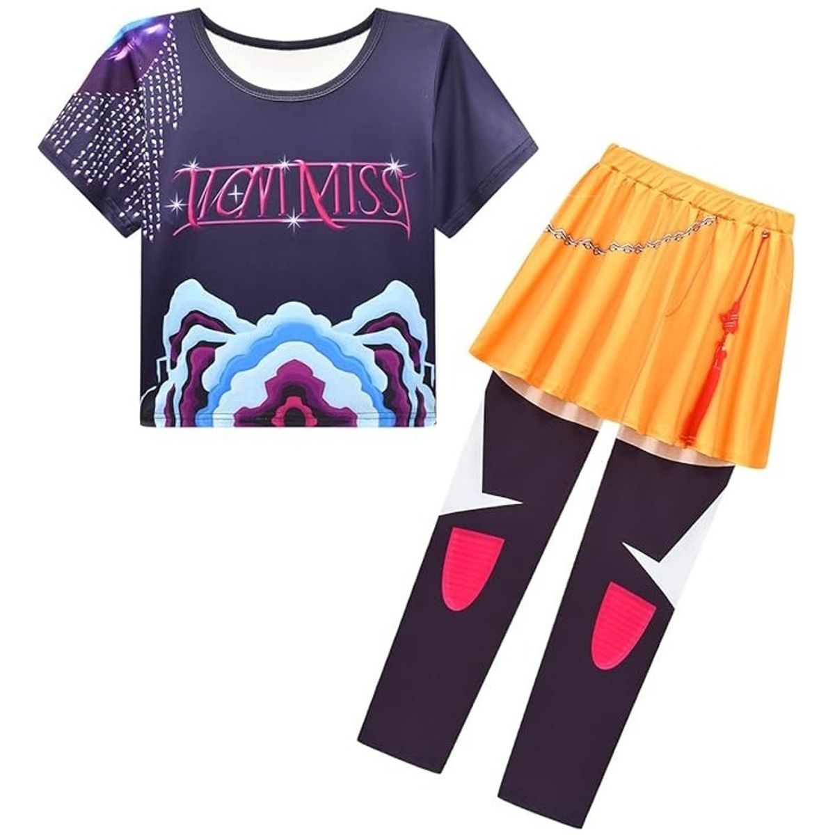 TIOZONEY - Disfraz Anime De K-pop De Caza Demonios Fiesta De Halloween 160cm