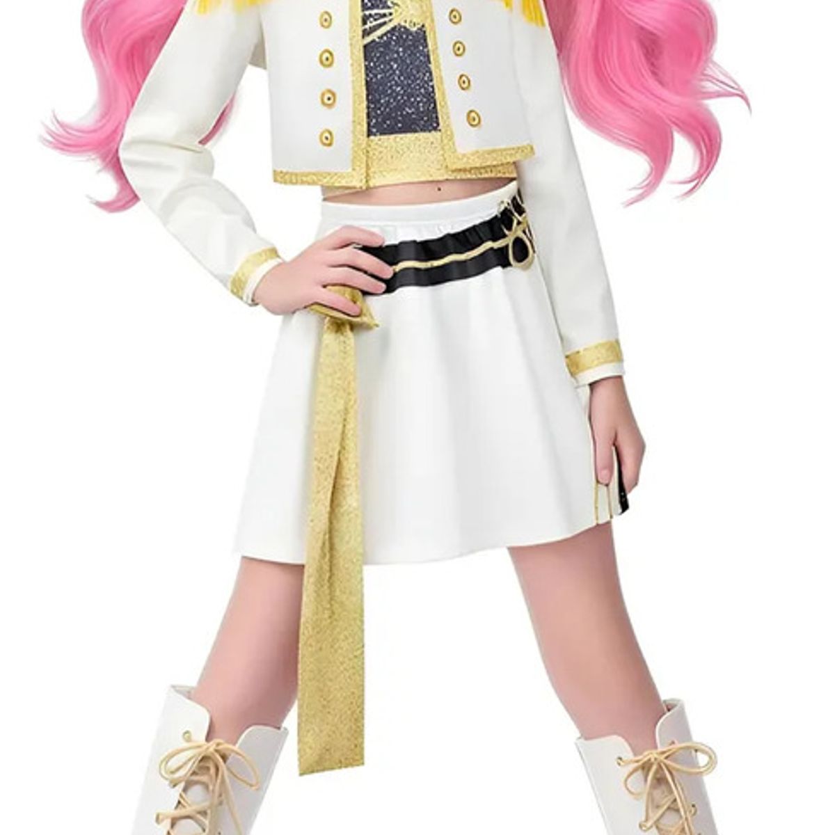 TIOZONEY - Disfraz Niñas Caza Demonios K-pop Rumi Zoey Mira Halloween 150cm