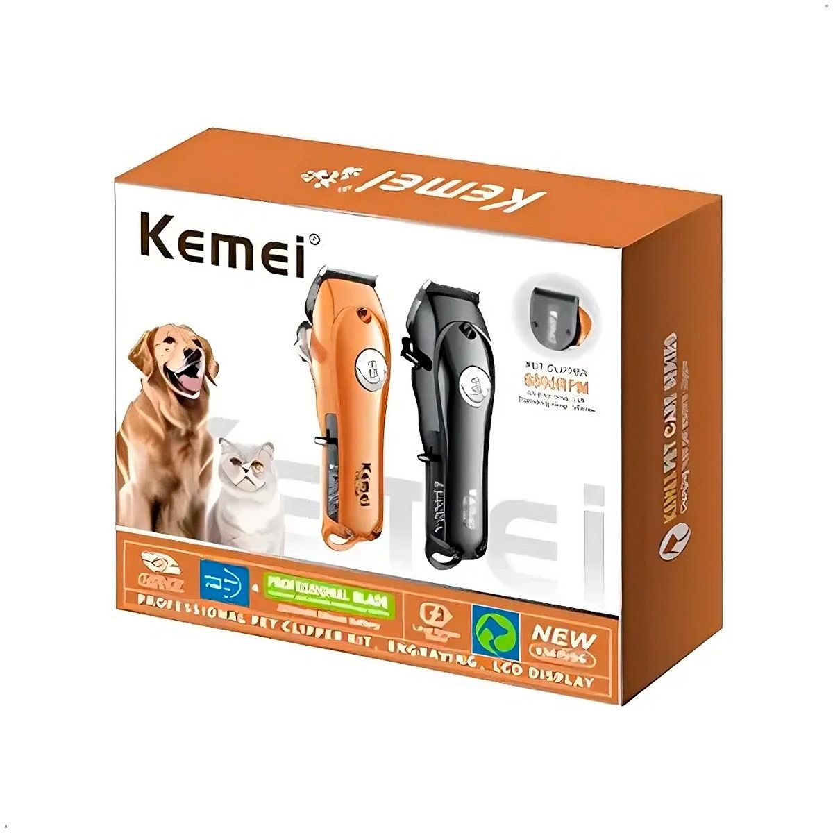 KEMEI - Cortadora De Pelo Mascotas Profesional Kemei KM-1596 6800RPM
