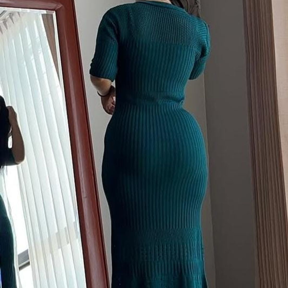 GENERICO - VESTIDO LARGO MANGA 34