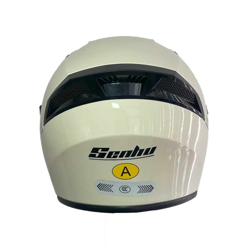 GREENLINE - CASCO PARA MOTO DOBLE VISOR, tipo Abierto, Greenline 606 BLANCO