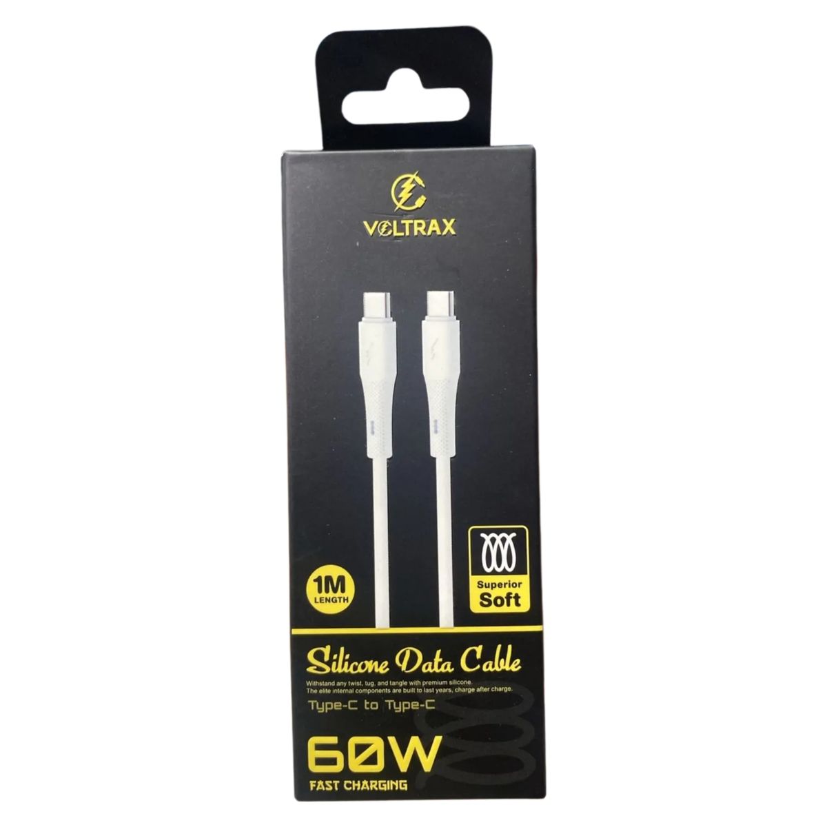 GENERICO - VOLTRAX CABLE C-A-C CARGA RAPIDA 60W