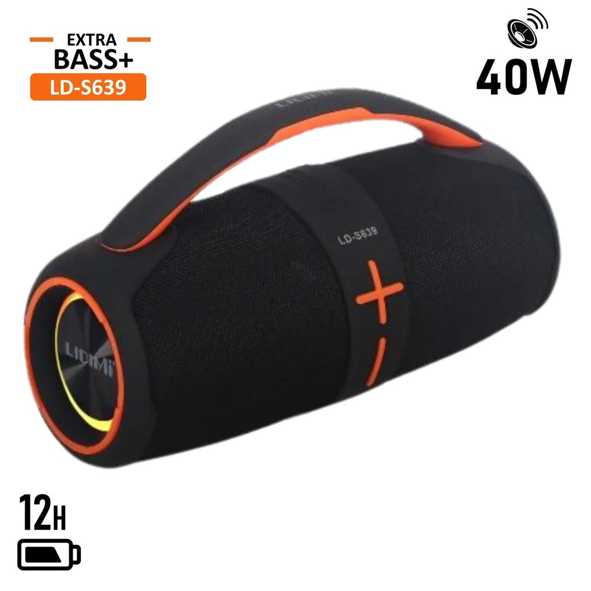 LIDIMI - Parlante Portátil Lidimi Bluetooth 40 Watts LD-S639 XBASS