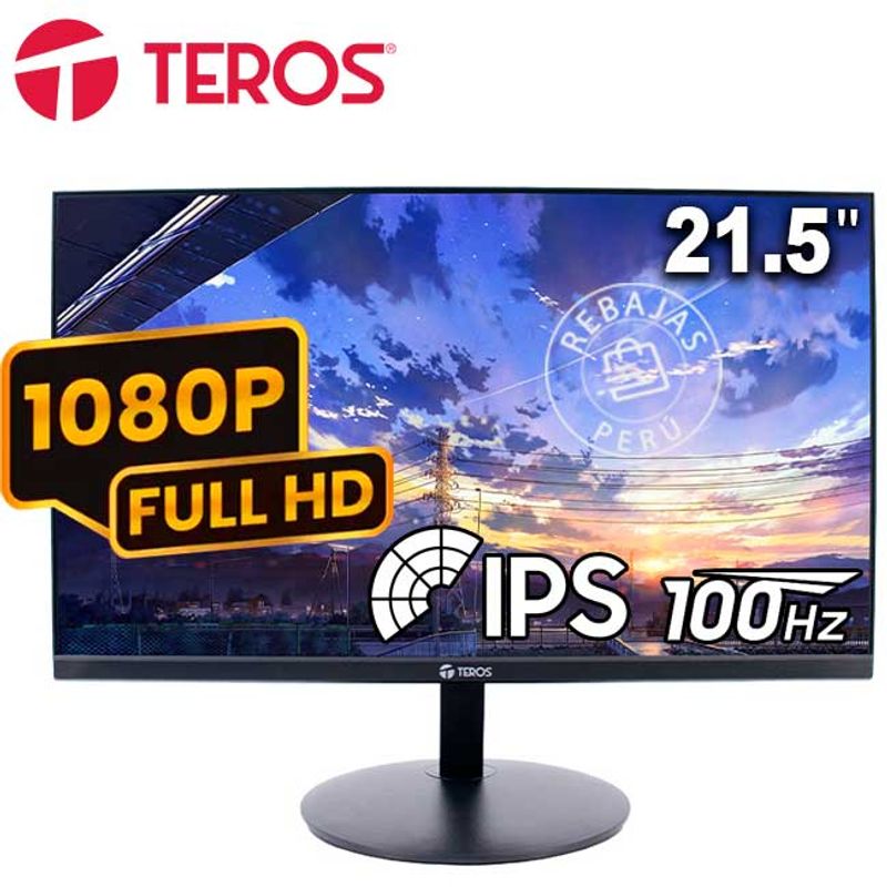 TEROS - Monitor TEROS TE-2130CS 22″ FHD IPS 100Hz HDMI VGA FreeSync VESA