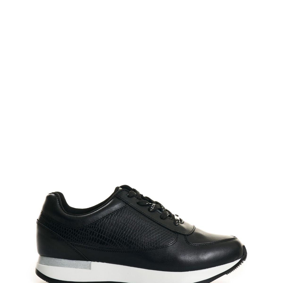 Velez - Vélez Zapatillas Cuero Tropical 2 Grabado Mujer Negro