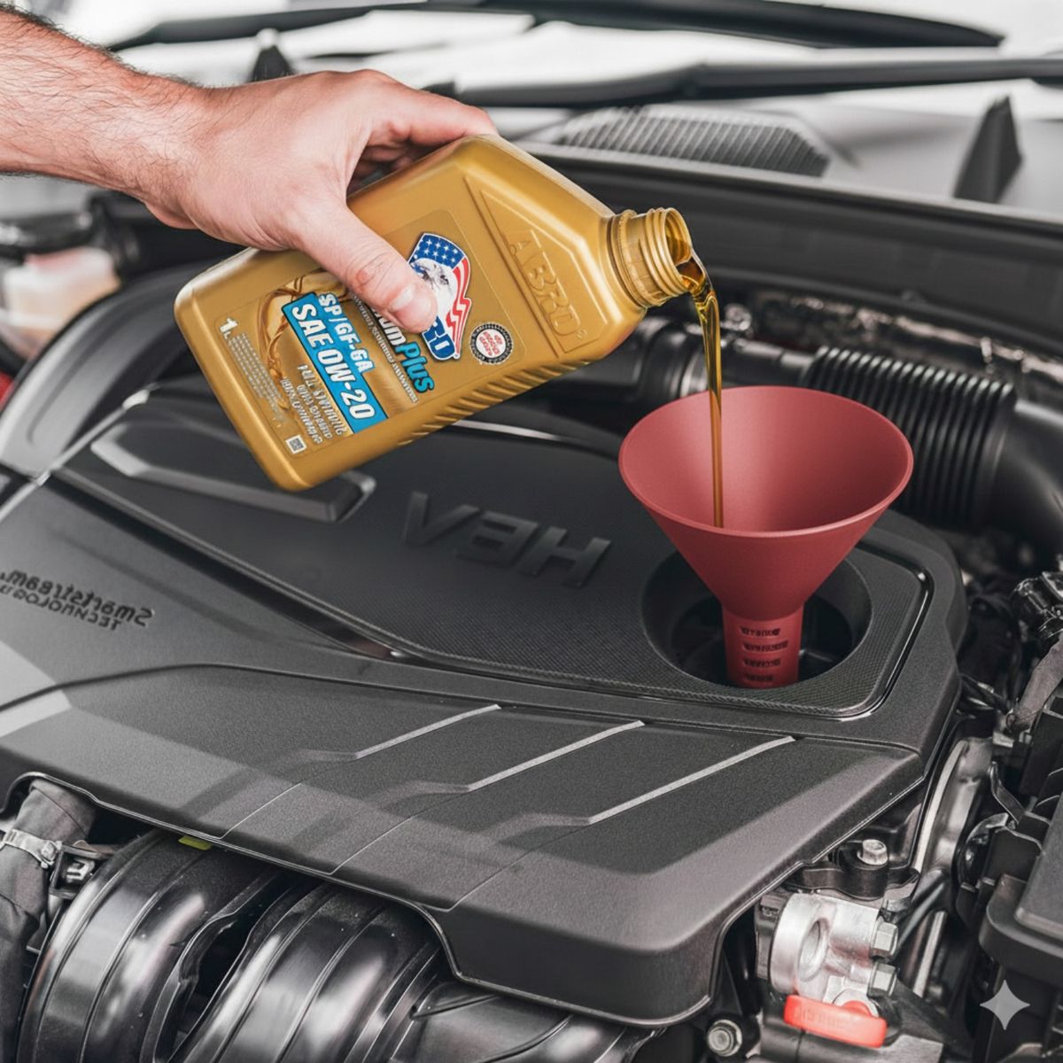 ABRO - Aceite Lubricante para Motor Full Sintético 0W20 SPGF-6A 1L