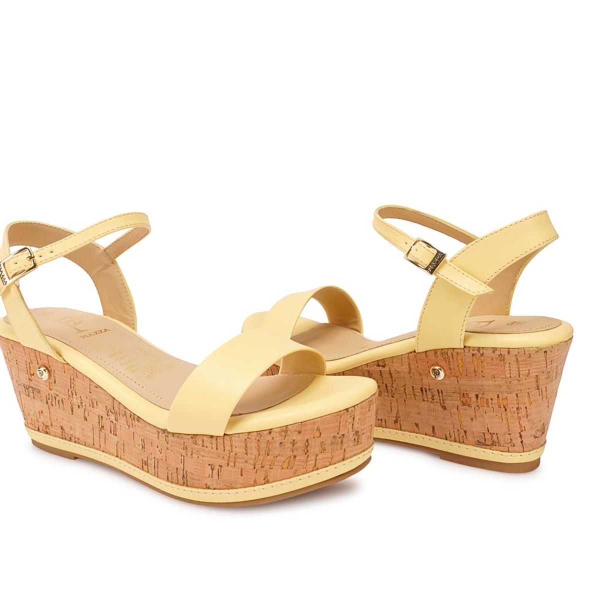 Piazza - Sandalia Dorsay Casual WAL-2634 Amarillo Piazza