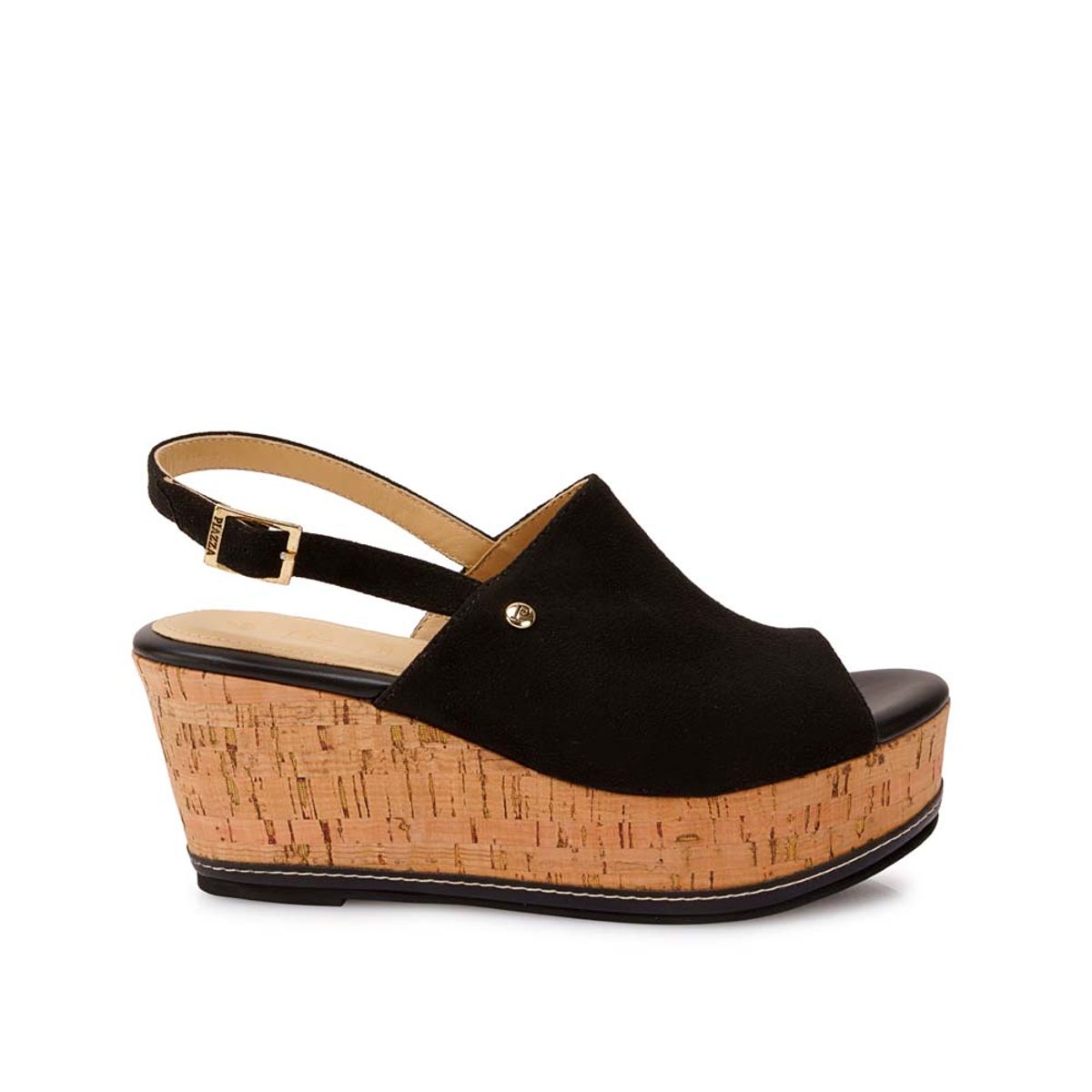 Piazza - Sandalia Dorsay Casual WAL-2635 Negro Piazza