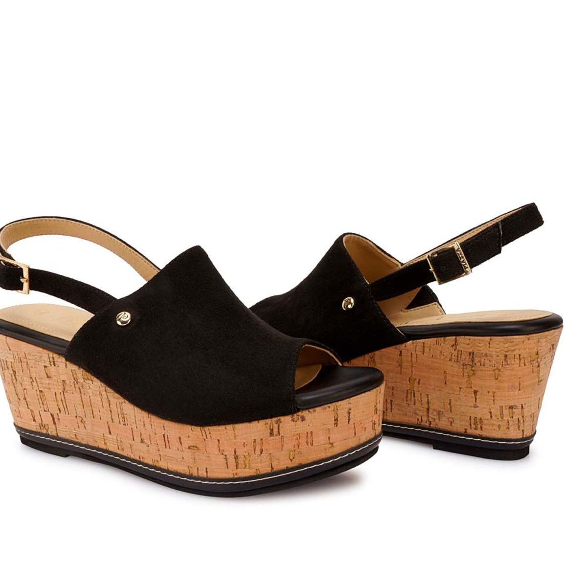 Piazza - Sandalia Dorsay Casual WAL-2635 Negro Piazza