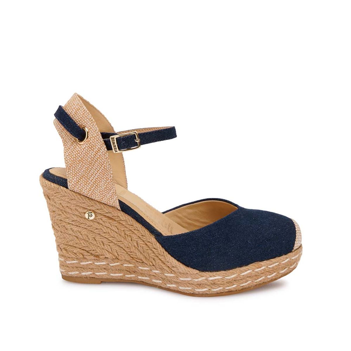 Piazza - Zapato Dorsay Casual WAL-2638 AzulBeige Piazza