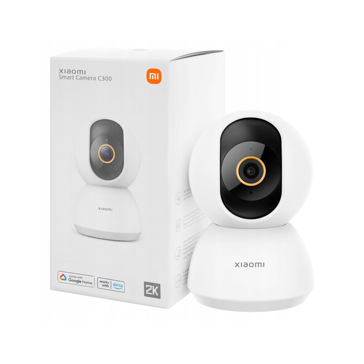 XIAOMI - Cámara de Seguridad WiFi Xiaomi Smart Camera C300 2K 360°