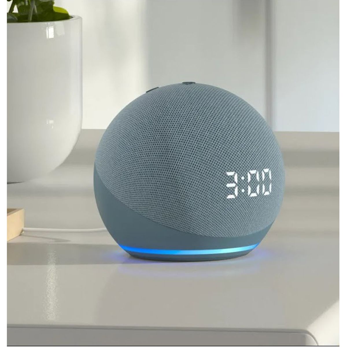 GENERICO - Parlante Alaxe Pro Max Con Reloj Sonido Estilo