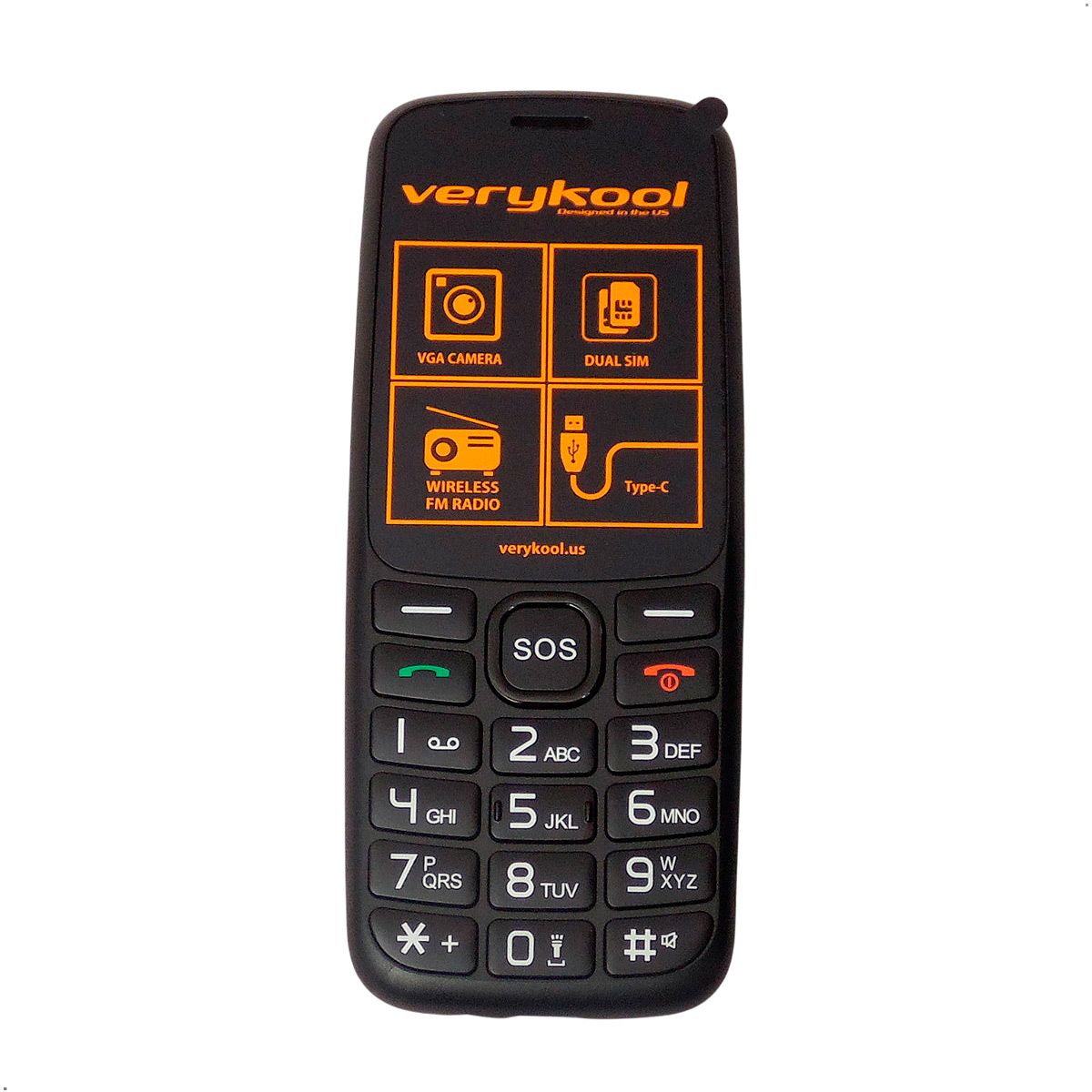 VERYKOOL - Celular Verykool i660 4g Dual Sim Adulto Mayor Boton SOS
