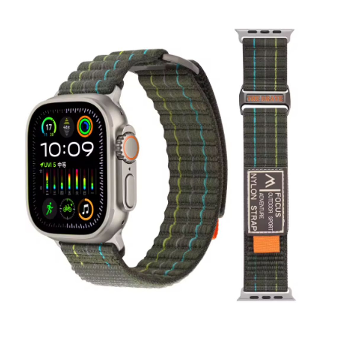 GENERICO - Correa Focus para Apple Watch 45mm - Verde