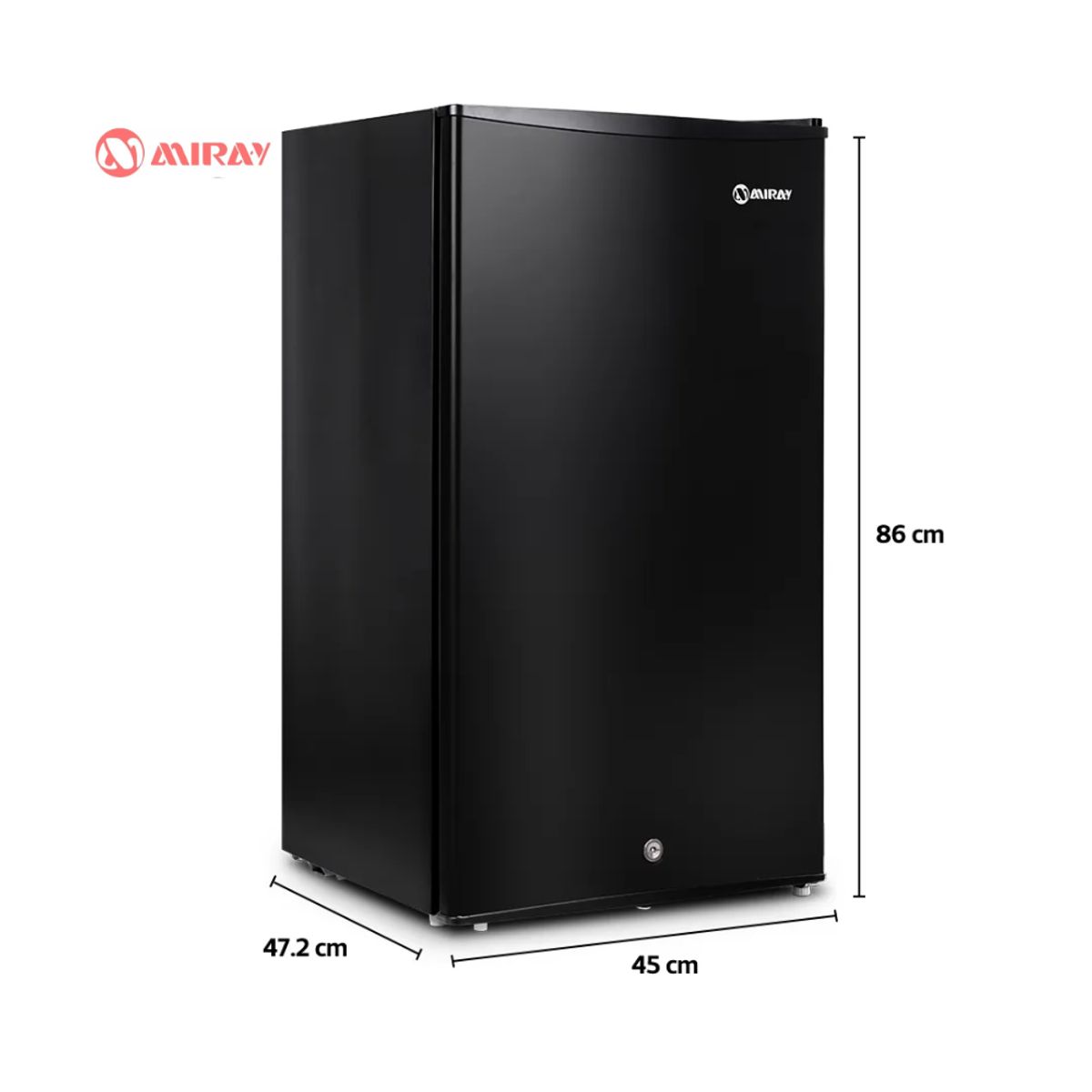 MIRAY - Frigobar-Refrigeradora Miray 93 L Negro