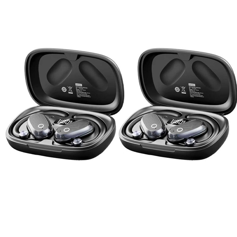 LENOVO - Set 2 Audifonos Lenovo TA366 De tws Audifonos Bluetooth Negro