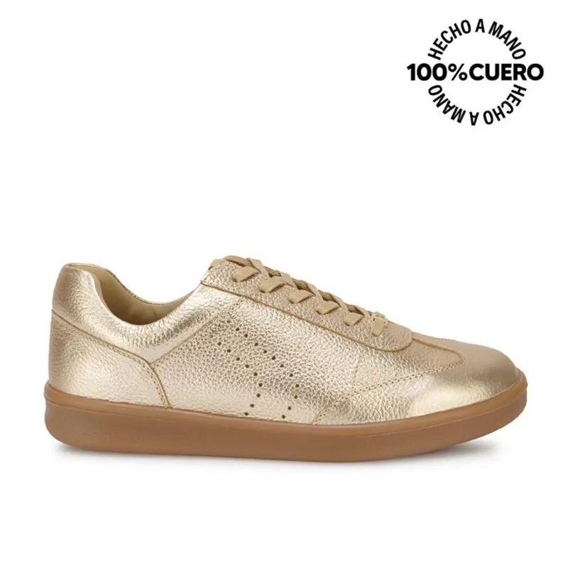 VIALE - Zapatilla Casual CATA-2601 Champagne Viale Cuero