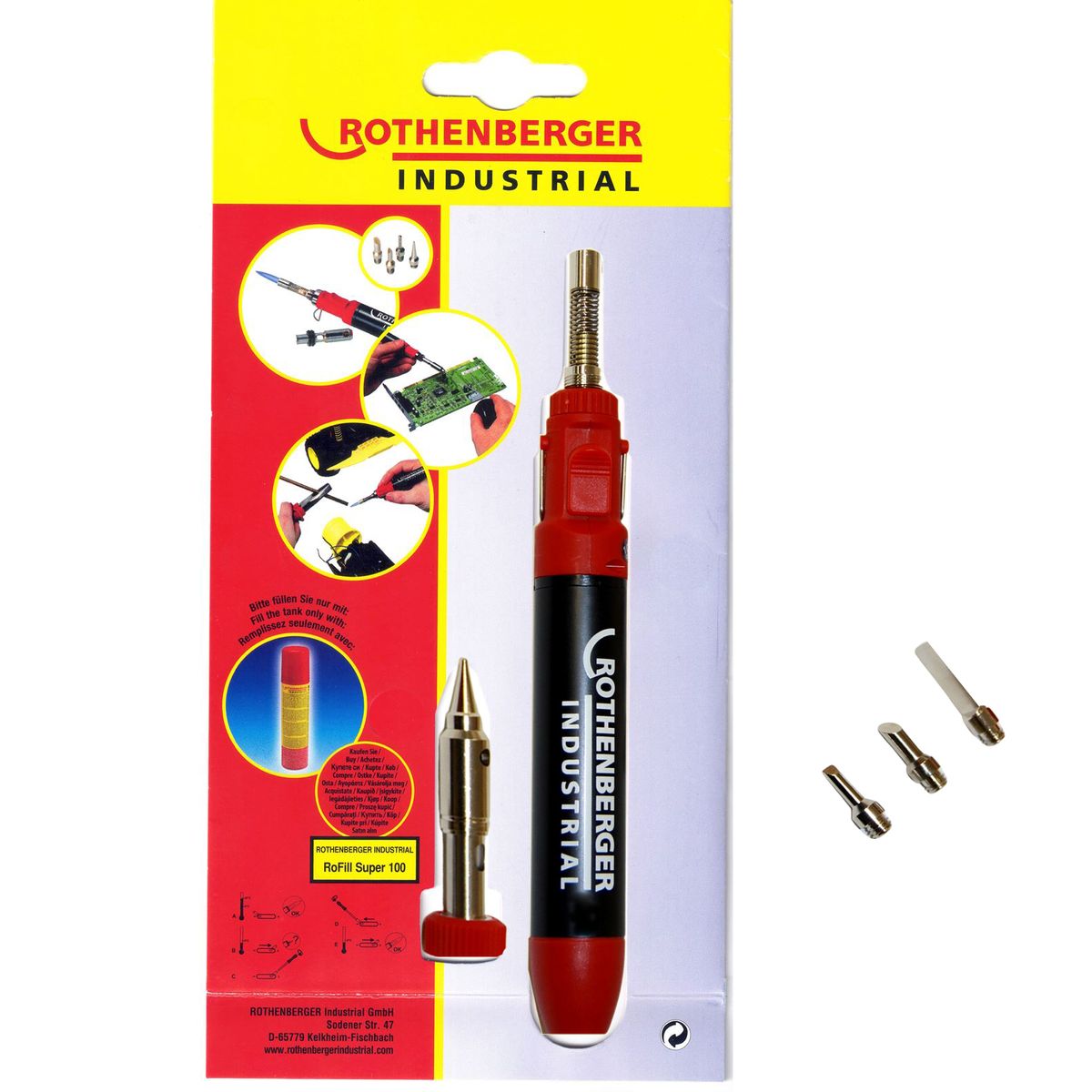 GENERICO - Soldador a gas Rothenberger set 1300°c