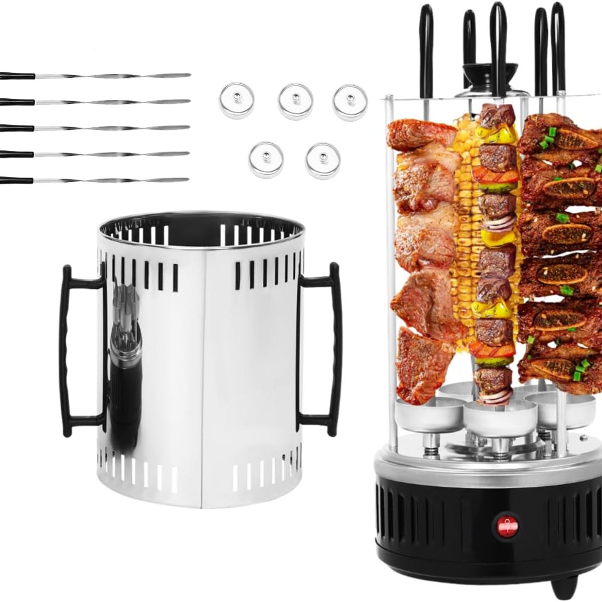 OEM - Kebab Parrilla Eléctrica Vertical para Asador Horno Parrillero