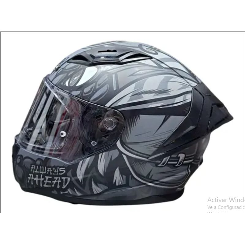 LS2 - CASCO MOTO LS2 INTEGRAL FF810 DRILLOX GRIS MATE OCURO MONOCOLOR
