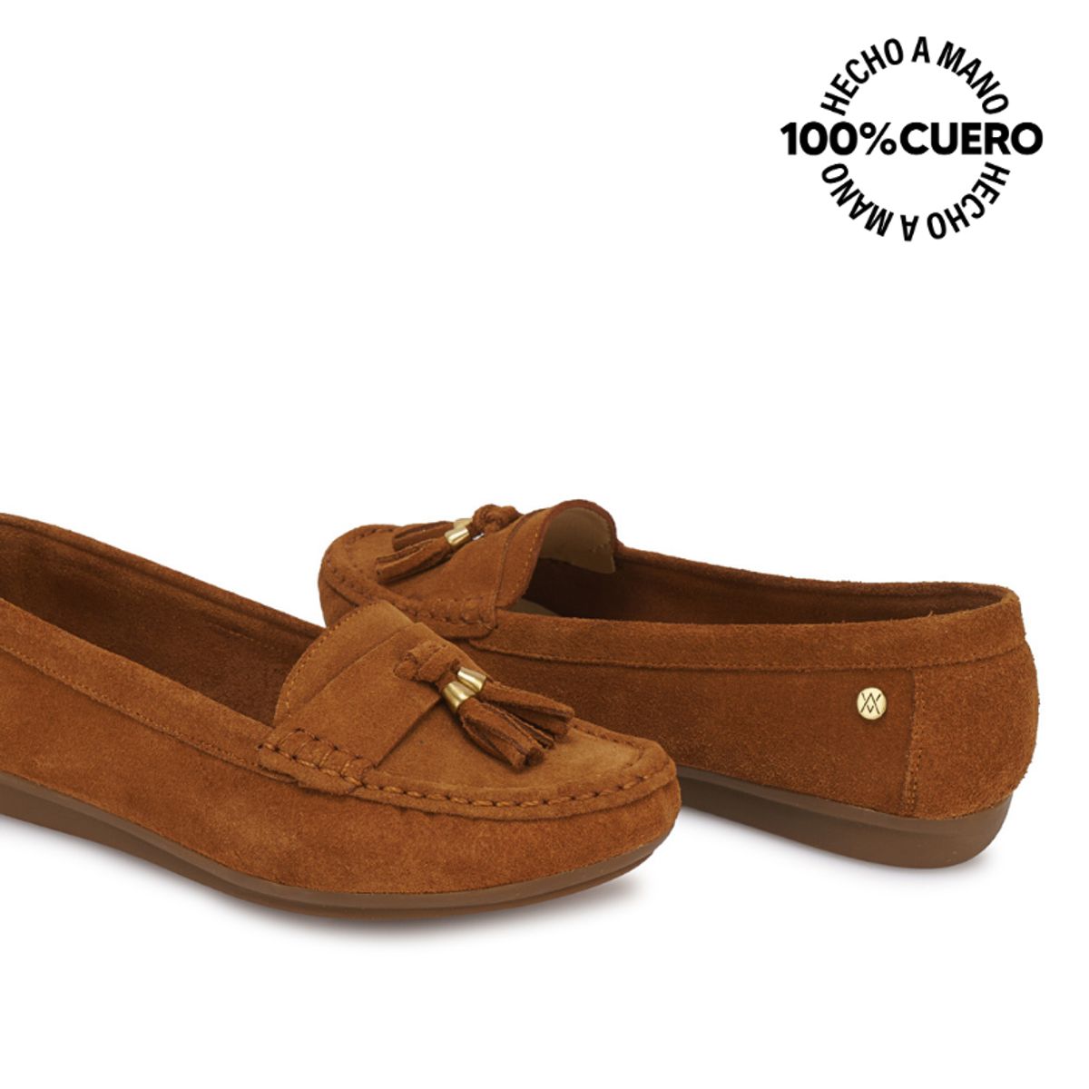 VIALE - Zapato Mocasín Casual AVE-2640 Marrón Viale Cuero
