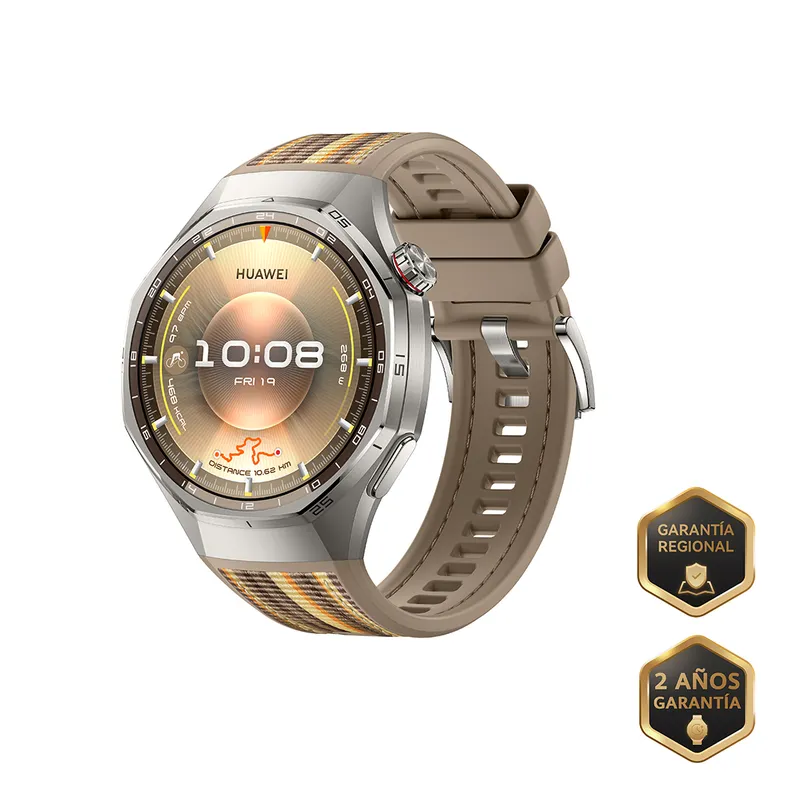 HUAWEI - Smartwatch Huawei Watch GT 6 Pro 46mm Marrón - Batería hasta 21 Días
