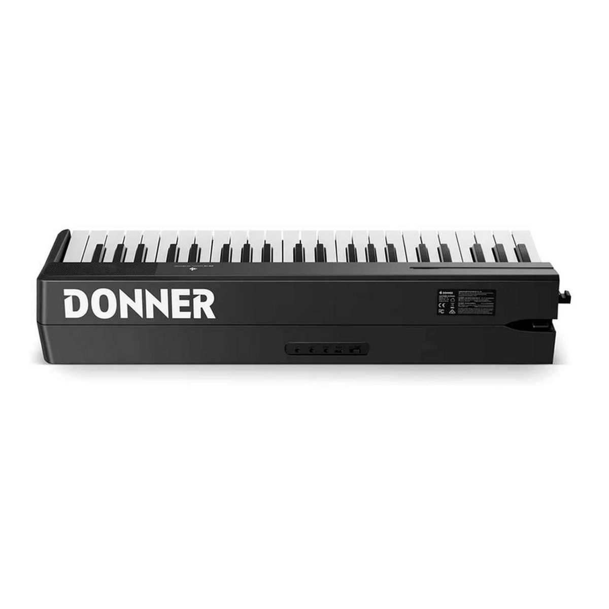 DONNER - Piano Digital Plegable 88 Teclas color Negro
