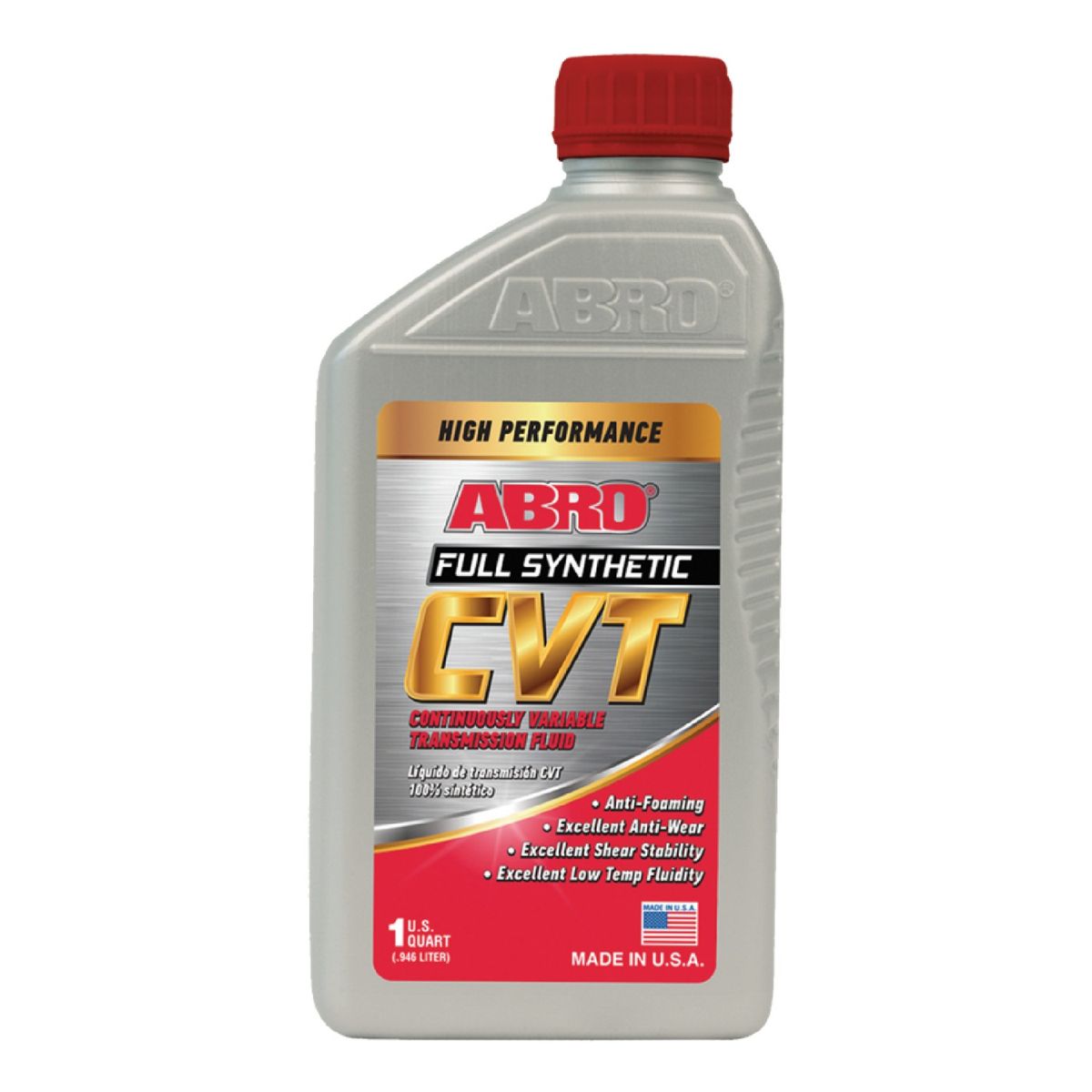 ABRO - Aceite Lubricante ATF Transmisión CVT Full Sintético 1QT