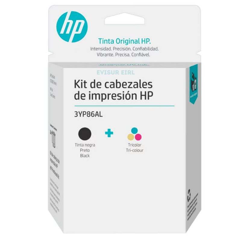 HP - CABEZAL HP 3YP86AL GT BLACK  TRICOLOR