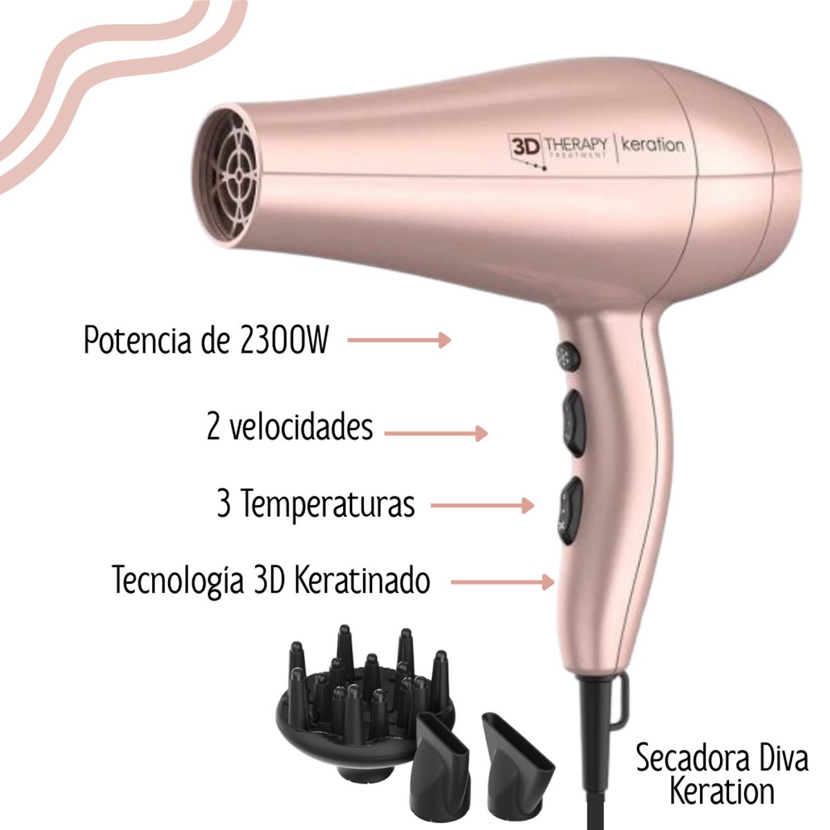 GAMA - Combo GAMA Plancha Keration Digital X-WIDE + Secadora Gama Keration Therapy 3D