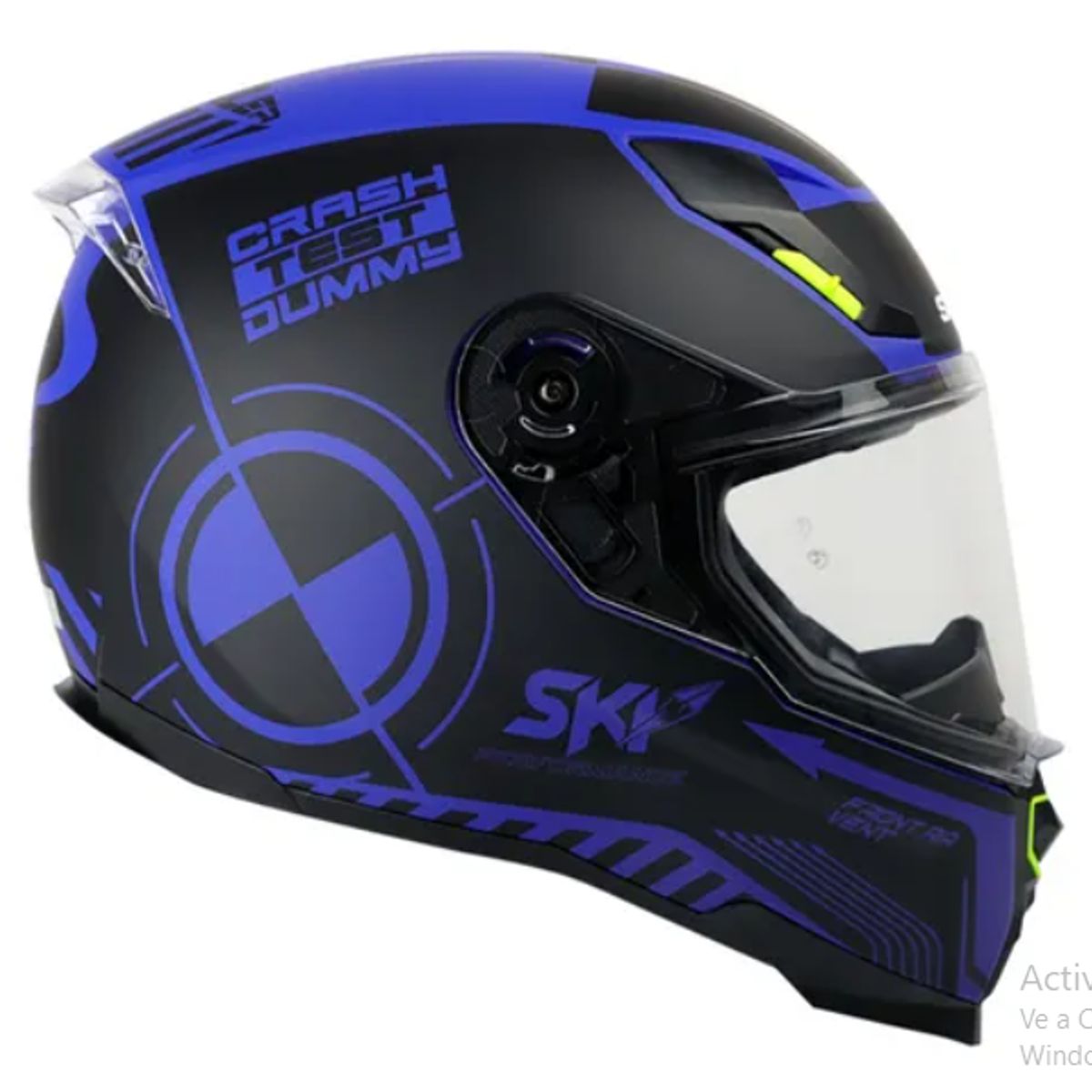 SHAFT - CASCO MOTO SHAFT SH - 562 NEGRO/AZUL MATE