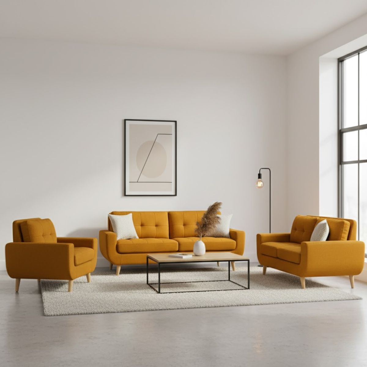 GENERICO - Juego de Sala Berlin 3-2-1