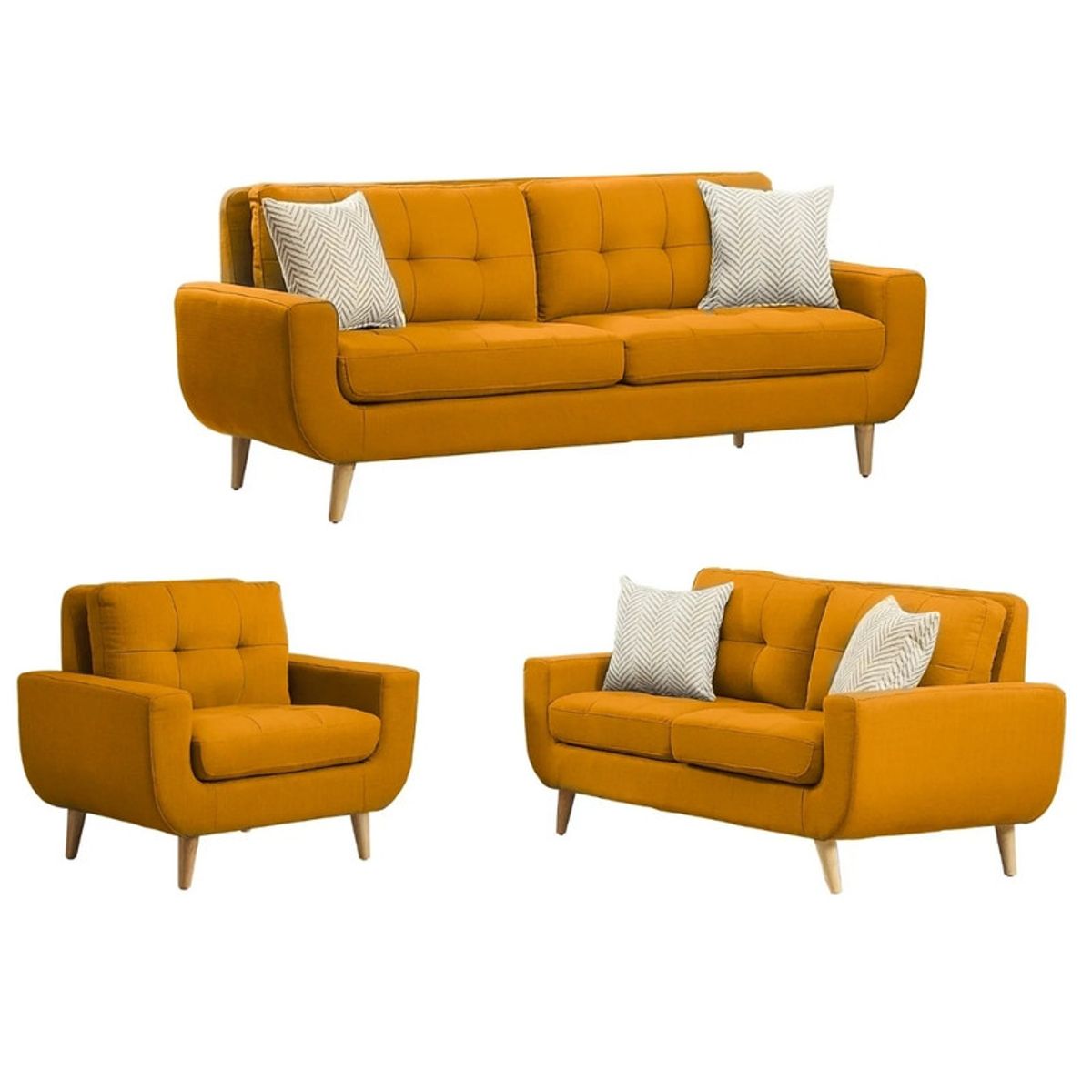 GENERICO - Juego de Sala Berlin 3-2-1