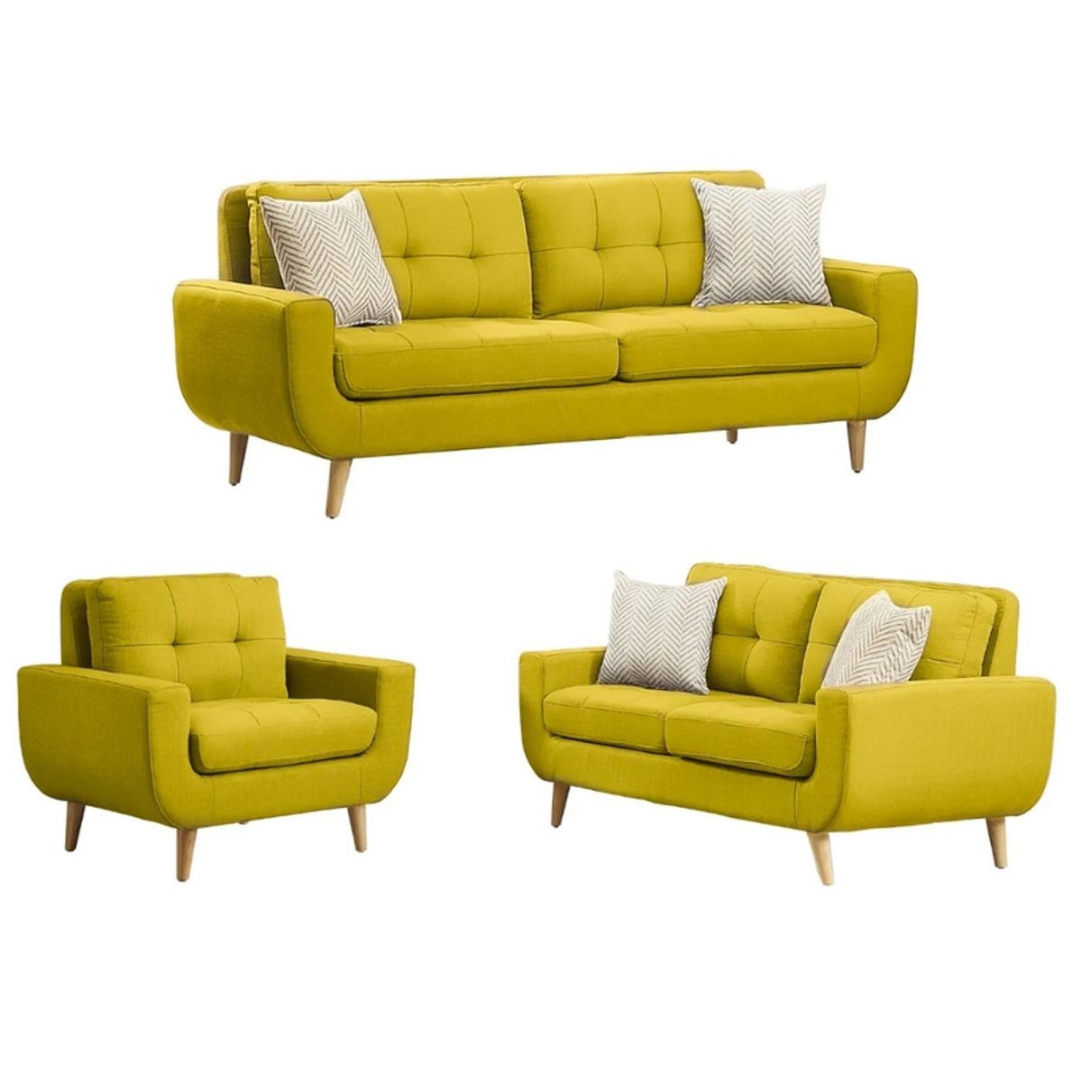 GENERICO - Juego de Sala Berlin 3-2-1