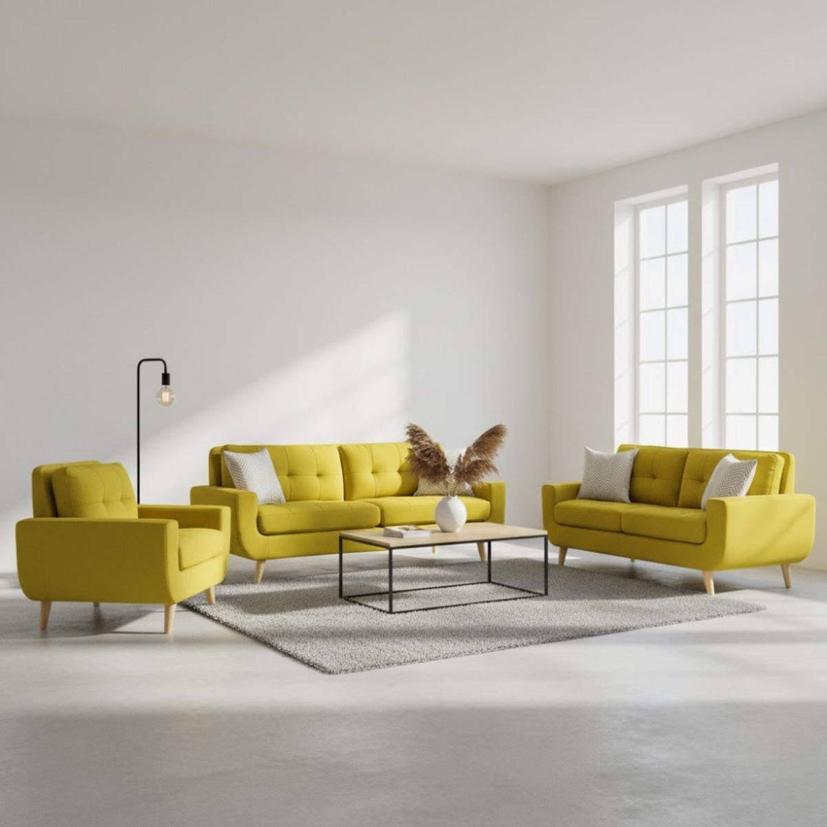 GENERICO - Juego de Sala Berlin 3-2-1