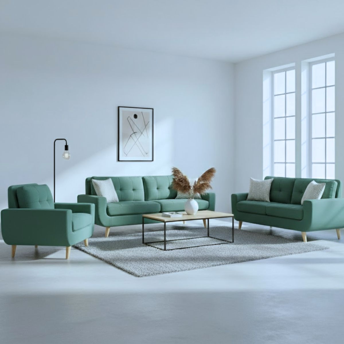 GENERICO - Juego de Sala Berlin 3-2-1