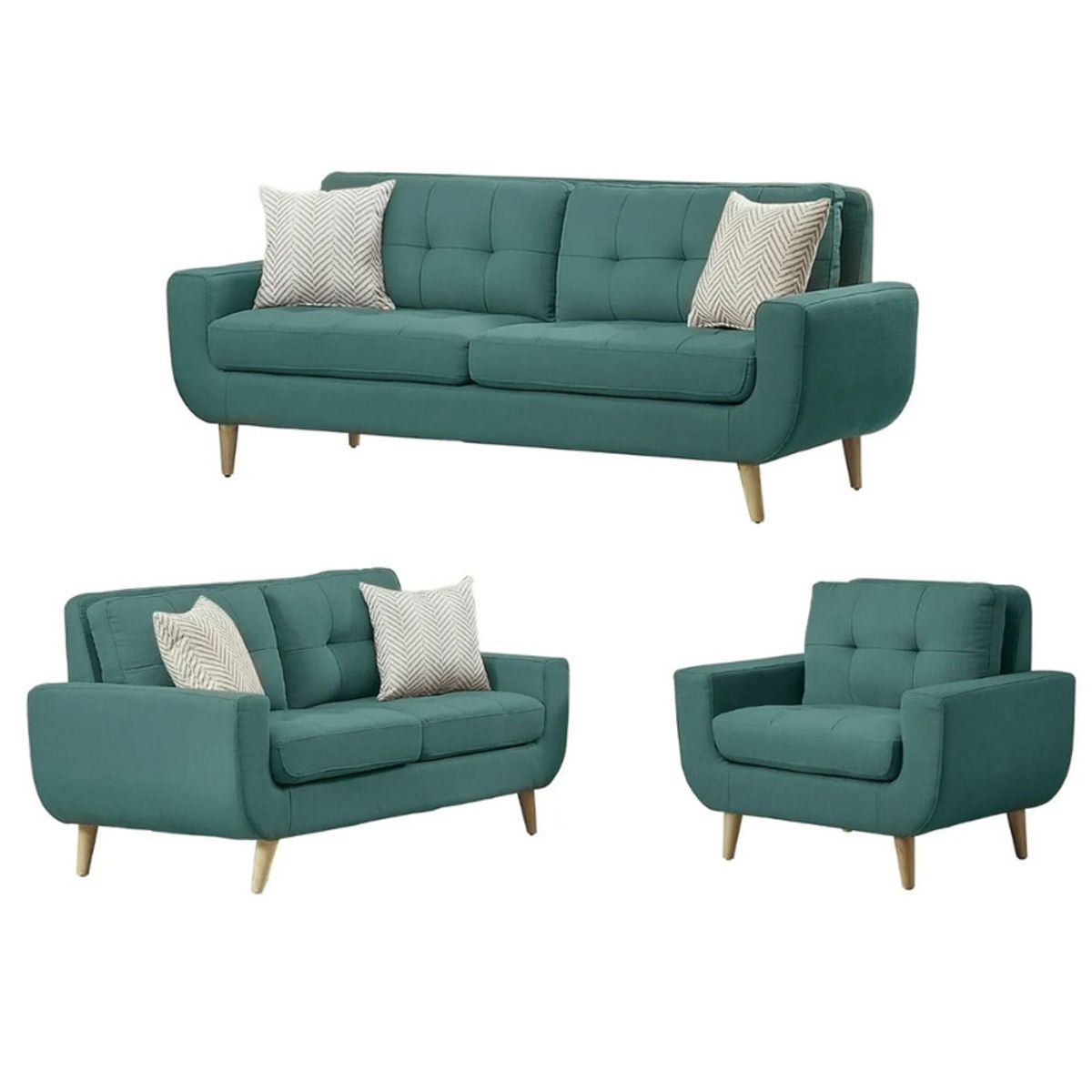 GENERICO - Juego de Sala Berlin 3-2-1