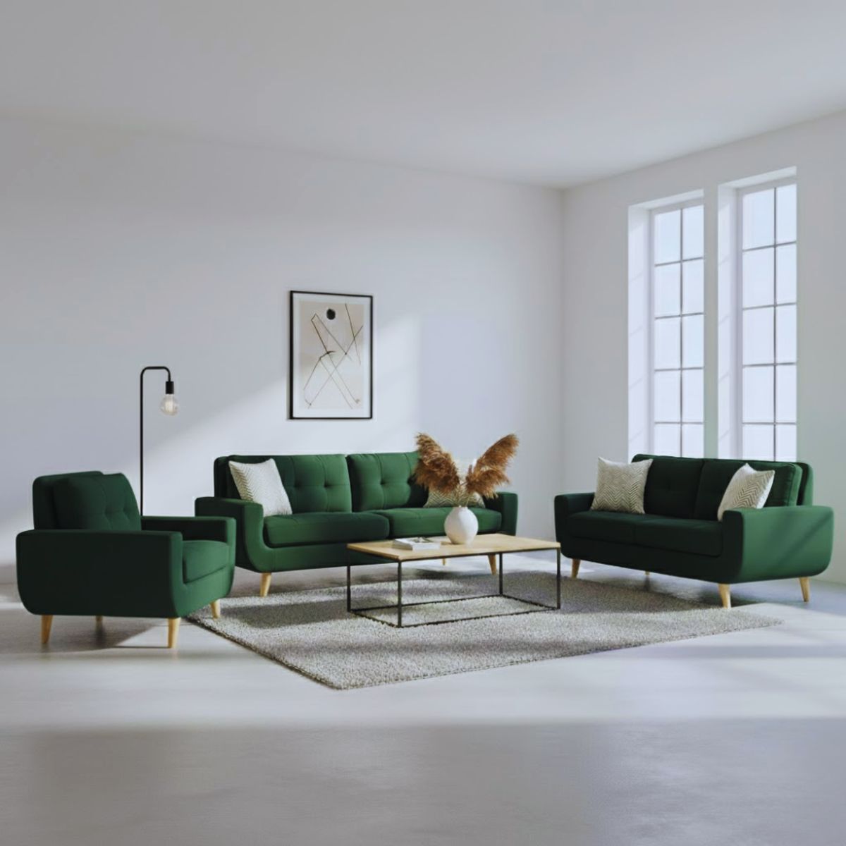 GENERICO - Juego de Sala Berlin 3-2-1