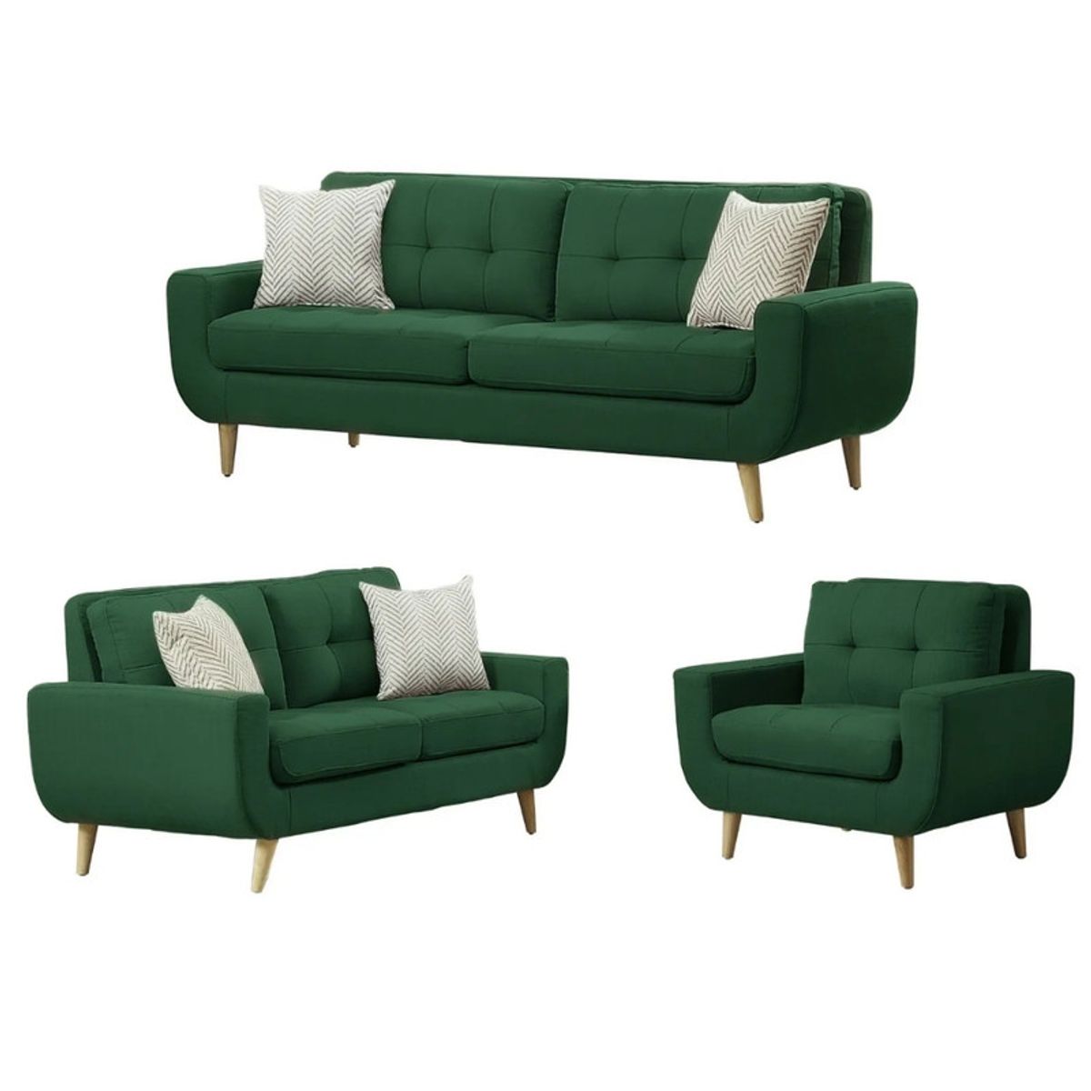 GENERICO - Juego de Sala Berlin 3-2-1