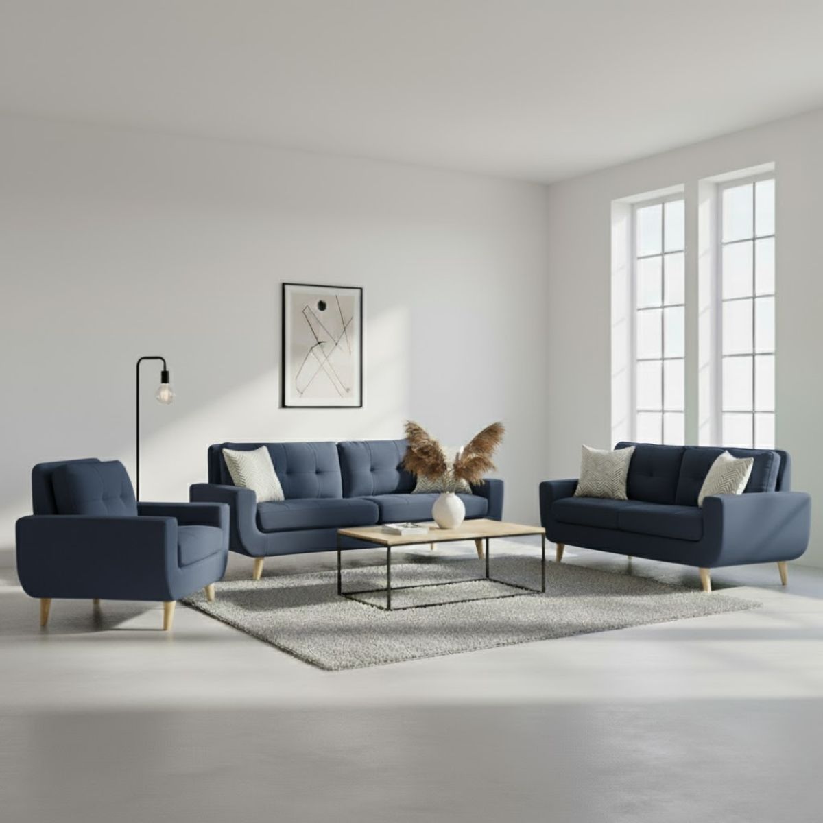 GENERICO - Juego de Sala Berlin 3-2-1