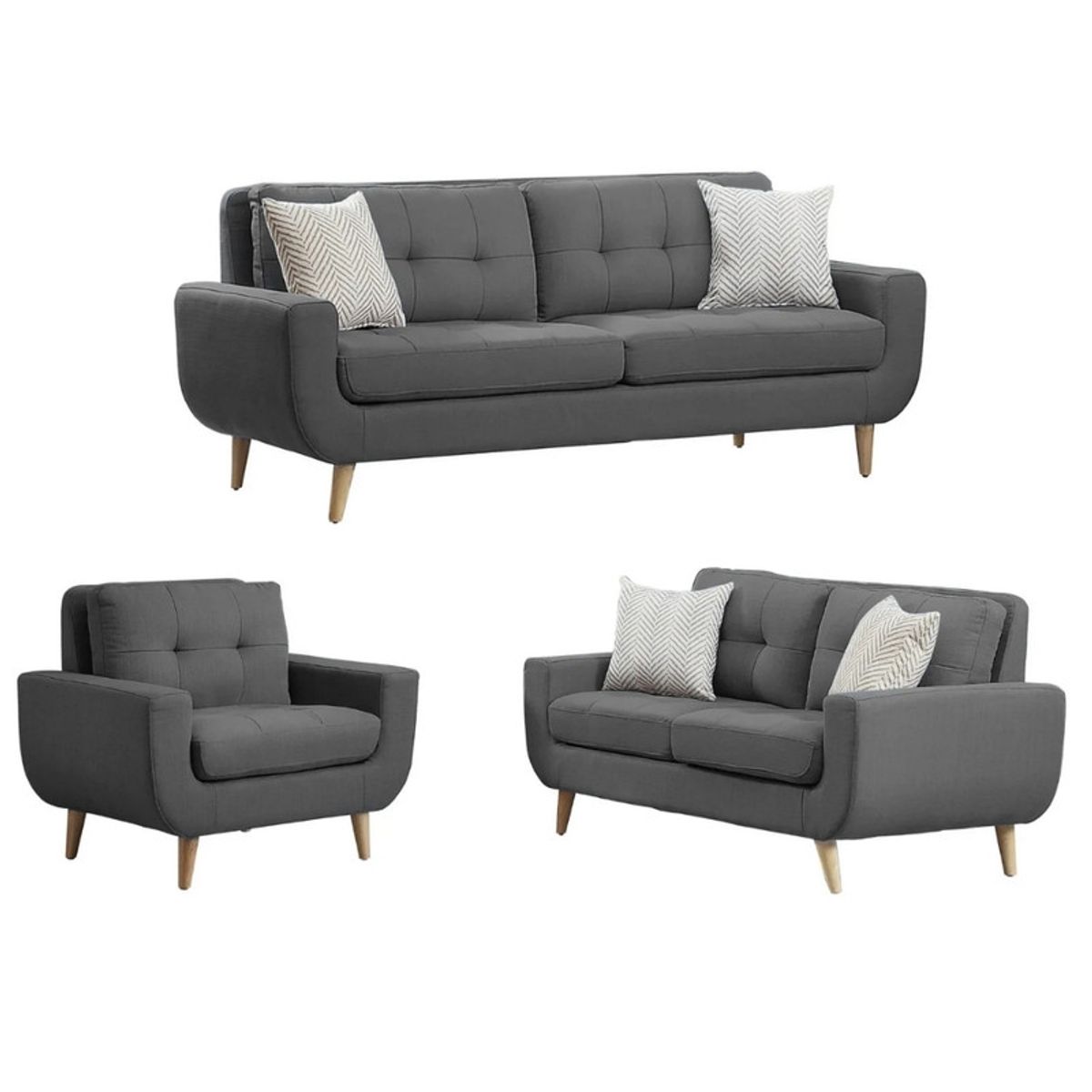 GENERICO - Juego de Sala Berlin 3-2-1