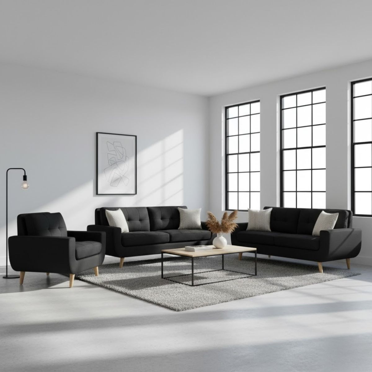 GENERICO - Juego de Sala Berlin 3-2-1