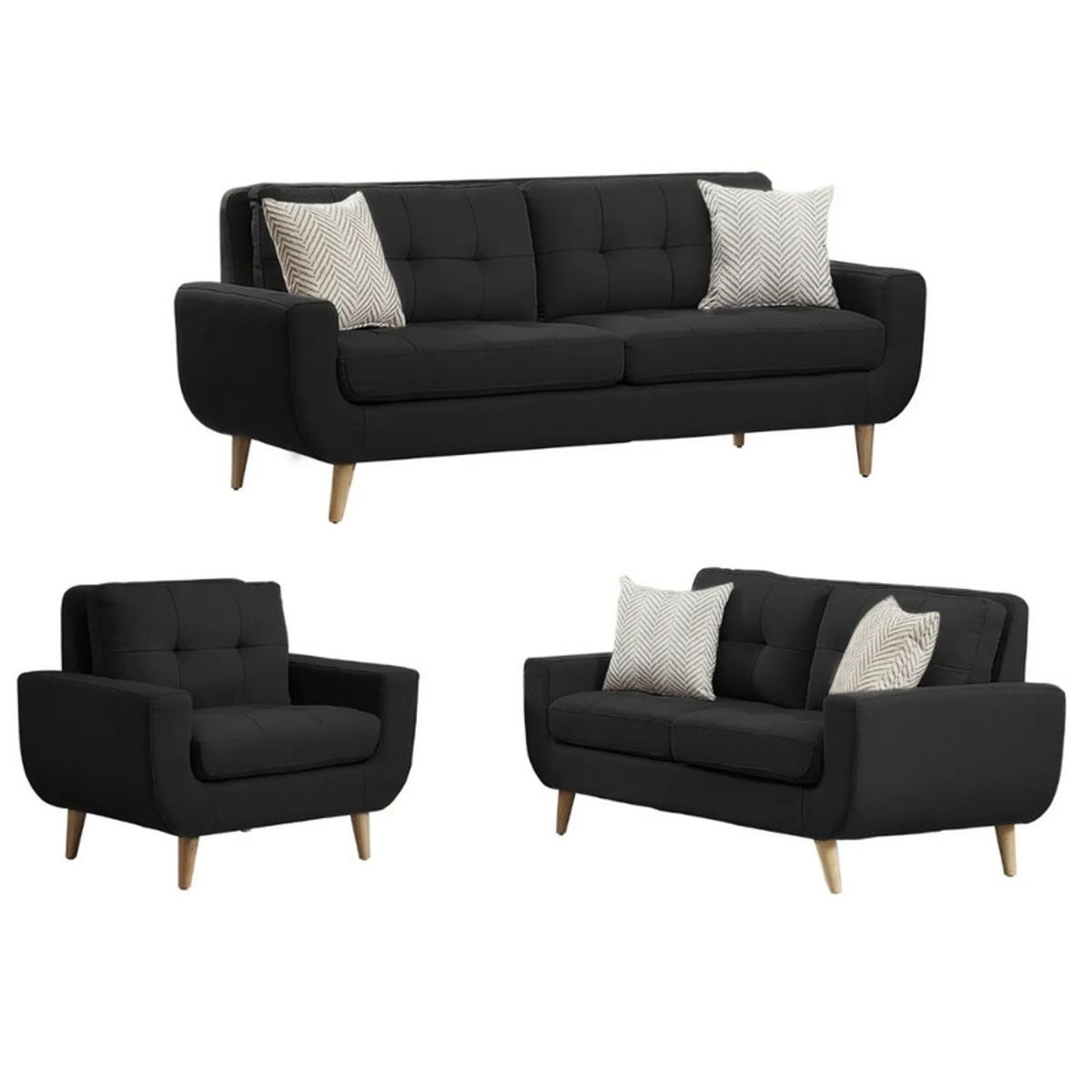 GENERICO - Juego de Sala Berlin 3-2-1