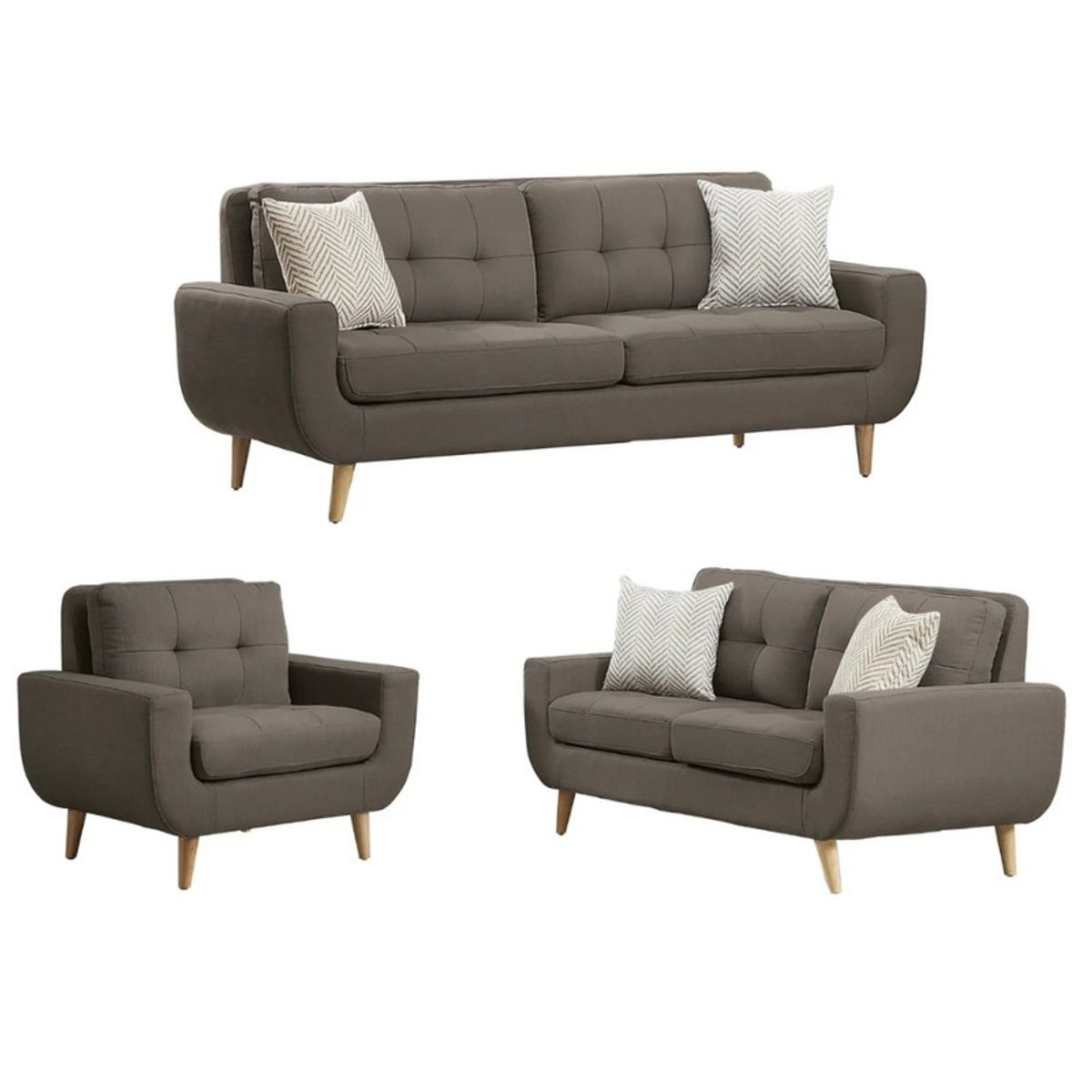 GENERICO - Juego de Sala Berlin 3-2-1