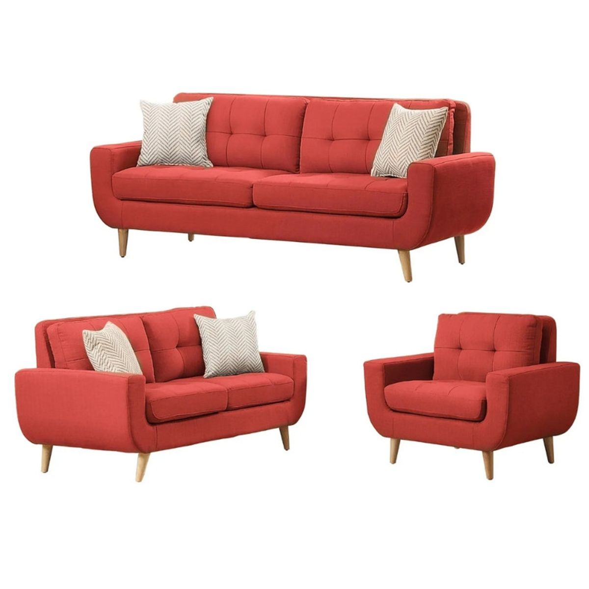 GENERICO - Juego de Sala Berlin 3-2-1